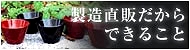 製造直販だからできること
